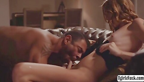 Anally hot blonde pornstar deep throats stepdaddy's cock