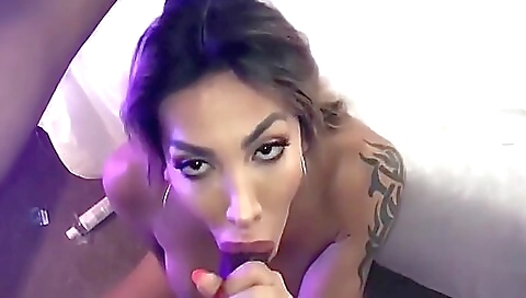 Brunette babe with big tits gets her pussy pounded