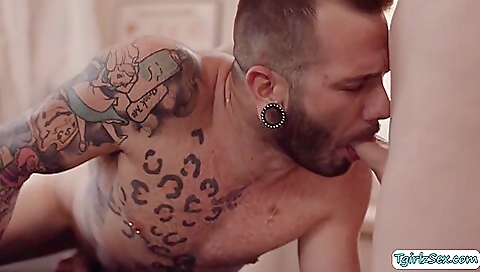 Lusty blonde is massaged by the feet of her friend